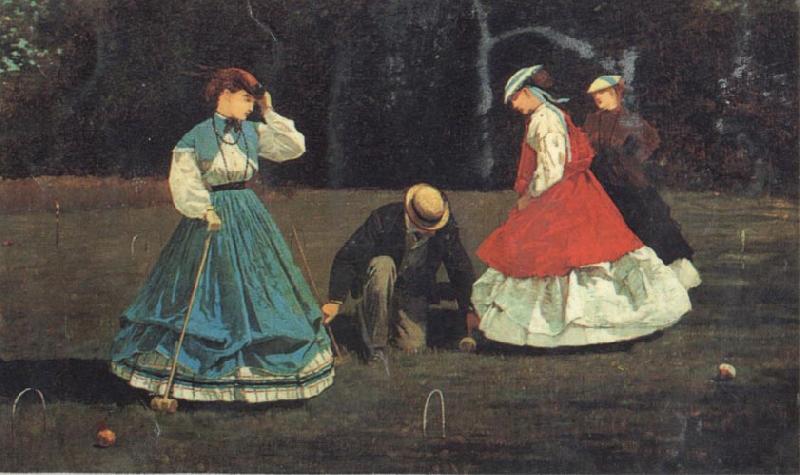 Winslow Homer Croquet Scene